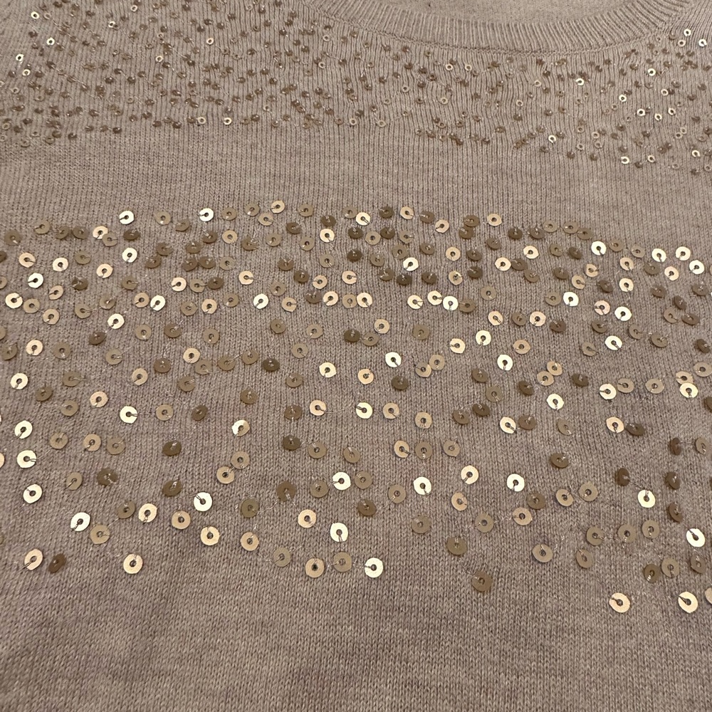 Banana Republic sequined lightweight sweater - Picture 3 of 5